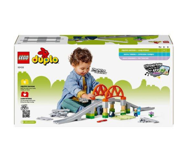 LEGO DUPLO 10426 Most i tory kolejowe – zestaw rozszerzający - 1284205 - zdjęcie 3